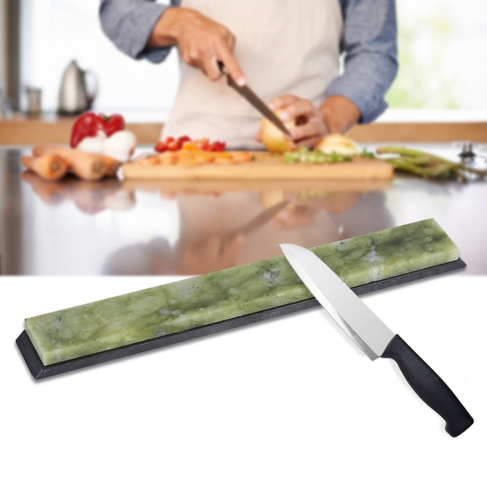 Natural Sharpening Stone Grindstone Sharpener Knife Polishing Grinding Tool Green 10000#