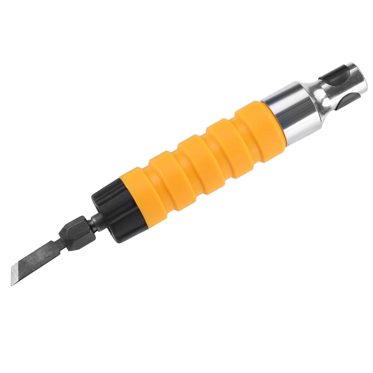 Electric Woodworking Carving Chisel Engraving Knife Tool with 5 Blades and 1 Wrench