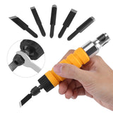 Electric Woodworking Carving Chisel Engraving Knife Tool with 5 Blades and 1 Wrench - Extra Image