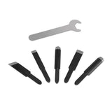 Electric Woodworking Carving Chisel Engraving Knife Tool with 5 Blades and 1 Wrench - Extra Image