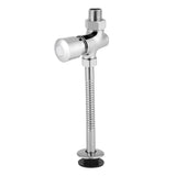 Toilet Urinal Flush Valve Button Type Manual Delay Automatic Shutoff - Side View
