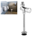 Toilet Urinal Flush Valve Button Type Manual Delay Automatic Shutoff - Extra Image