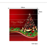 3D Christmas Decorative Stairs Decal Stairway Stickers Family Decor Waterproof #Christmas Tower