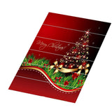 3D Christmas Decorative Stairs Decal Stairway Stickers Family Decor Waterproof #Christmas Tower - Top-Down View