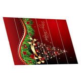 3D Christmas Decorative Stairs Decal Stairway Stickers Family Decor Waterproof #Christmas Tower
