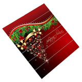 3D Christmas Decorative Stairs Decal Stairway Stickers Family Decor Waterproof #Christmas Tower