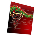3D Christmas Decorative Stairs Decal Stairway Stickers Family Decor Waterproof #Christmas Tower - Low Angle