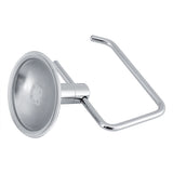 Stainless Steel Bathroom Toilet Suction Cup Paper Roll Holder Bar WallMounted Rack - Side View
