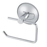 Stainless Steel Bathroom Toilet Suction Cup Paper Roll Holder Bar WallMounted Rack - Close-Up Angle