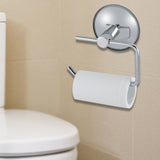 Stainless Steel Bathroom Toilet Suction Cup Paper Roll Holder Bar WallMounted Rack - Extra Image