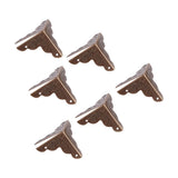 12pcs Wooden Box Jewelry Gift Case Corner Decorative Protectors Iron Edge Cover Guard Bronze