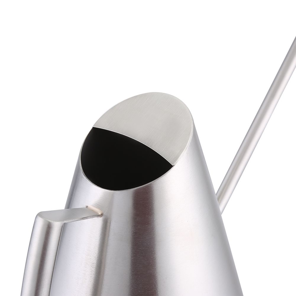900ml Stainless Steel Watering Can Brushed Garden Planting Indoor Outdoor