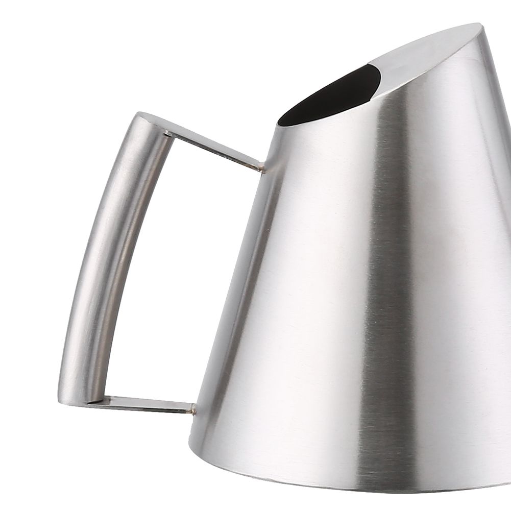 900ml Stainless Steel Watering Can Brushed Garden Planting Indoor Outdoor