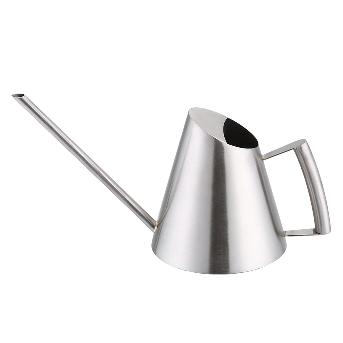 400ml Mini Stainless Steel Watering Can Brushed Garden Planting Indoor Outdoor