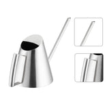 400ml Mini Stainless Steel Watering Can Brushed Garden Planting Indoor Outdoor