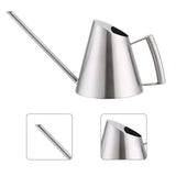400ml Mini Stainless Steel Watering Can Brushed Garden Planting Indoor Outdoor
