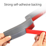 100cm Silicone Rubber Door Strip Self Adhesive Backing Door Seal for Window or Door Gap