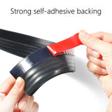100cm Silicone Rubber Door Strip Self Adhesive Backing Door Seal for Window or Door Gap