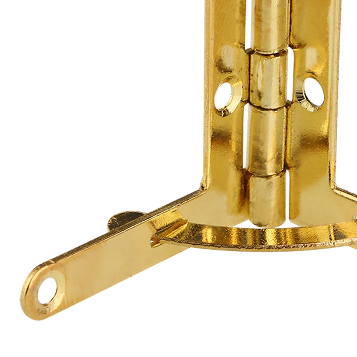 20pcs 90° Angle Support Spring Hinge for Small Jewelry Wine Case Watch Box Wooden Lid (Gold)