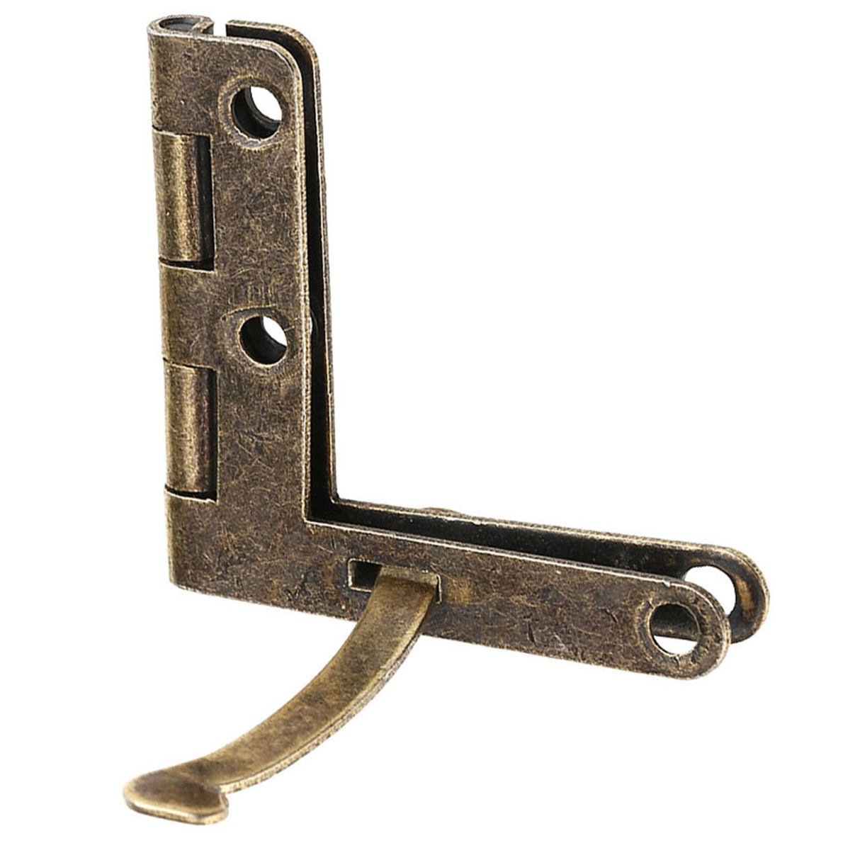 20pcs 90° Angle Support Spring Hinge for Small Jewelry Wine Case Watch Box Wooden Lid (Bronze)