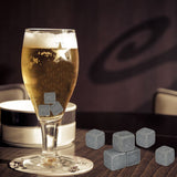 Pack of 9pcs Whisky Chilling Stone Ice cubes Drinks Wine Beer Cooler Barware Cubes Gift Set - Extra Image