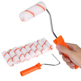 10-Piece 4 Inch Professional Home Decoration Wall Paint Roller Replacable Tools Kit - Extra Image