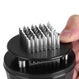 56 Needles Stainless Steel Blade Steak Beef Pork Meat Tenderizer BBQ Tools - Close-Up Angle