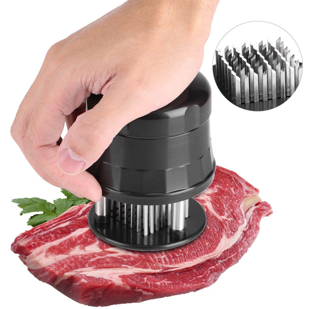 56 Needles Stainless Steel Blade Steak Beef Pork Meat Tenderizer BBQ Tools