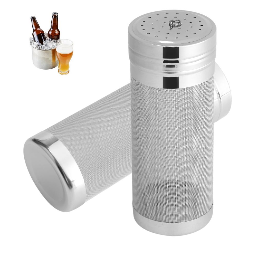 300 Mini Stainless Steel Mesh Beer Filter for Homemade Brew Home Coffee Dry Hopper