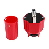 Solid Construction Barbecue Grill Rotator Motor BBQ Roast Bracket Accessory with USB Wire - Rear View