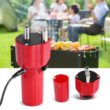 Solid Construction Barbecue Grill Rotator Motor BBQ Roast Bracket Accessory with USB Wire - Extra Image