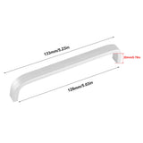 Aluminum Alloy Door Handles Matte Surface Hardware for Kitchen Cabinet Furniture 128mm Solid - Extra Image