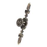 European Furniture Handle Drawer Cabinet Desk Door Knob Pull Home Decor Green Bronze - Close-Up Angle