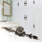 European Furniture Handle Drawer Cabinet Desk Door Knob Pull Home Decor Green Bronze - Extra Image