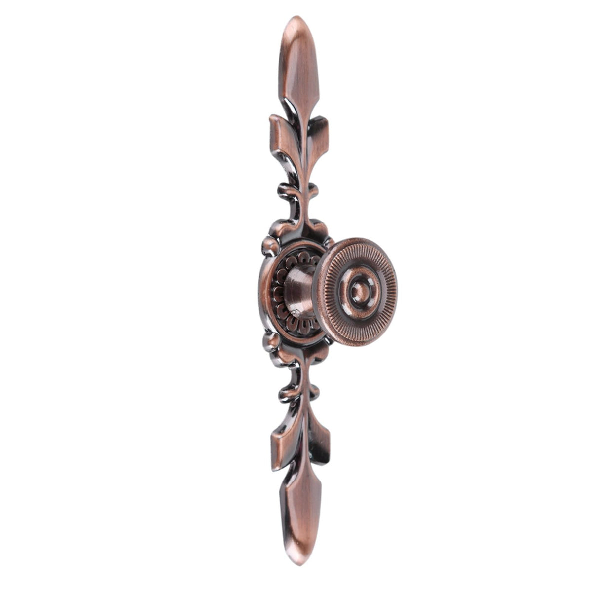 European Furniture Handle Drawer Cabinet Desk Door Knob Pull Home Decor Red Bronze