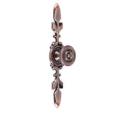 European Furniture Handle Drawer Cabinet Desk Door Knob Pull Home Decor Red Bronze