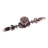 European Furniture Handle Drawer Cabinet Desk Door Knob Pull Home Decor Red Bronze