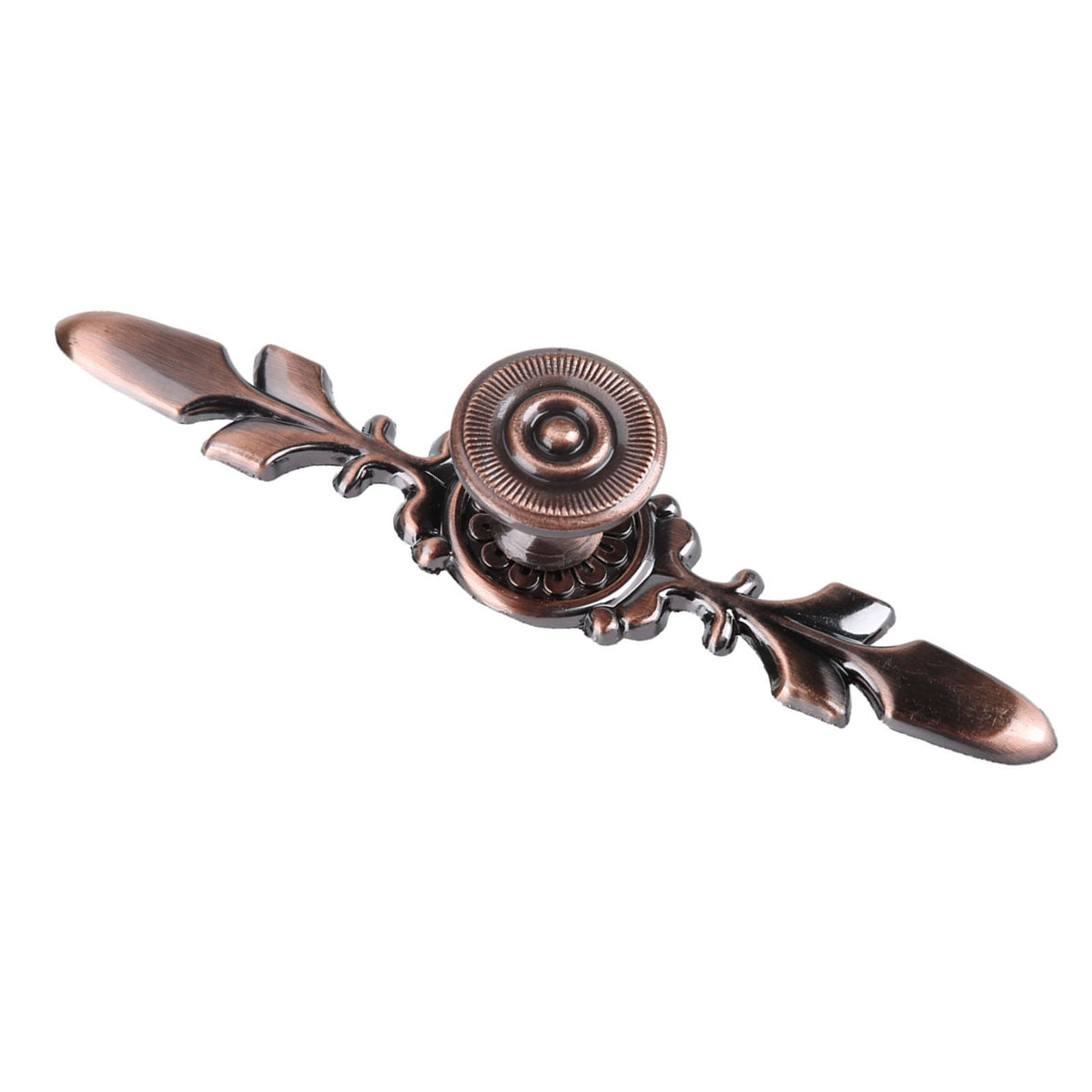 European Furniture Handle Drawer Cabinet Desk Door Knob Pull Home Decor Red Bronze