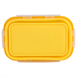 500ml Silicone Collapsible Portable Lunchbox Bowl Folding Food Storage Container Yellow - Extra Image