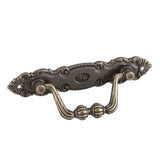 4 Packs Iron Furniture Drawer Cabinet Desk Door Handle Hardware Home DIY Decor - Low Angle