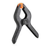 10pcs 3inch A Type Black Multifunctional Plastic Spring Clamp Clip DIY Woodworking Tool - Low Angle