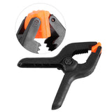 10pcs 3inch A Type Black Multifunctional Plastic Spring Clamp Clip DIY Woodworking Tool - Extra Image