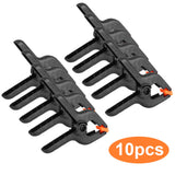 10pcs 3inch A Type Black Multifunctional Plastic Spring Clamp Clip DIY Woodworking Tool - Extra Image