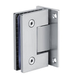 8-10 mm Bracket Frameless Wall to Glass Shower Door Wall Mount Hinge - Top-Down View