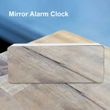 Multi function LED Digital Cosmetic Mirror Alarm Clock Gift Rectangle