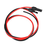 2.5mm Pair of Red Black Solar Panel PV Cable Wire Male Female Connectors