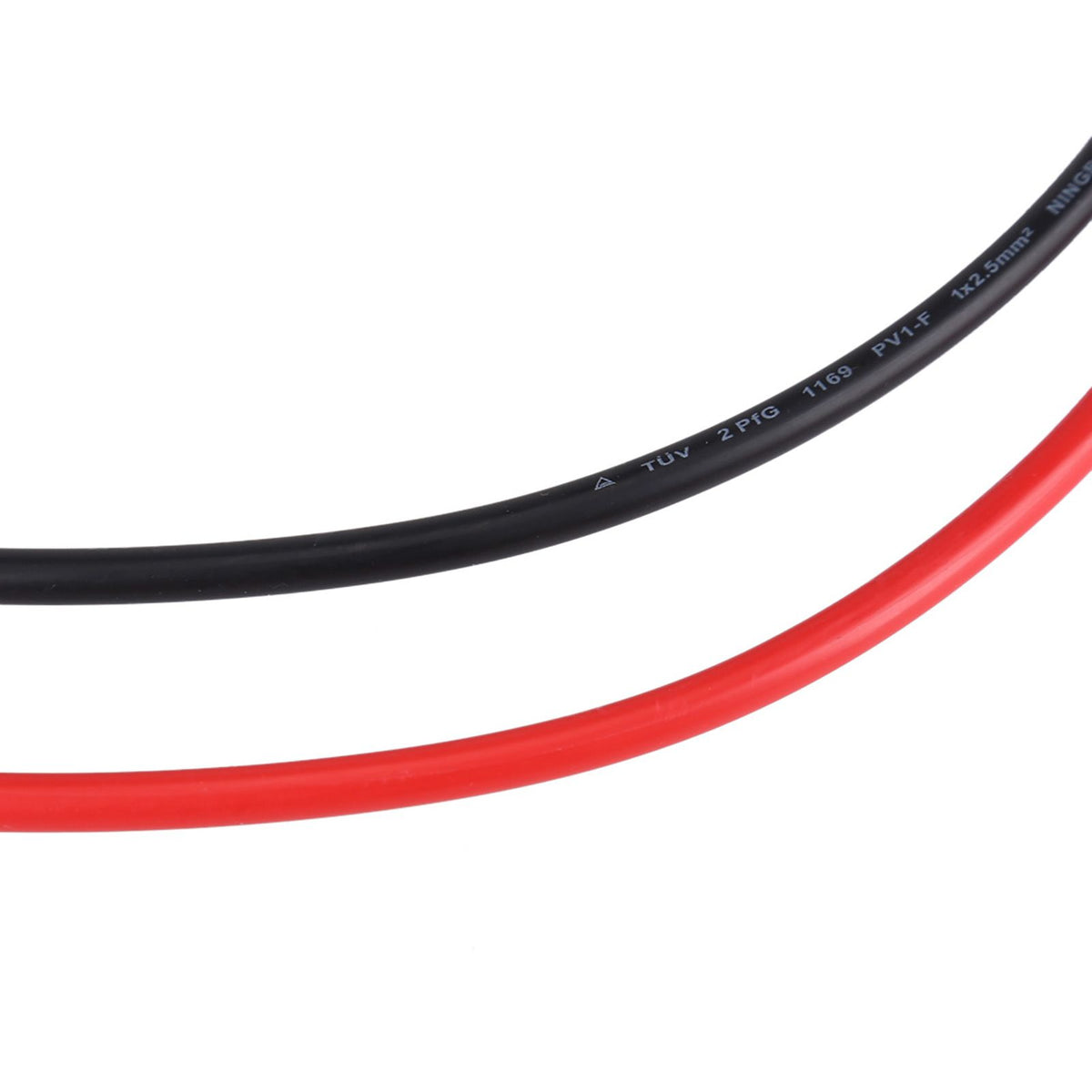 2.5mm Pair of Red Black Solar Panel PV Cable Wire Male Female Connectors