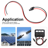 2.5mm Pair of Red Black Solar Panel PV Cable Wire Male Female Connectors - Extra Image