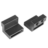 1 Pair Zinc Alloy Door Stopper Replacement Part for Sliding Barn Door Rail Track - Close-Up Angle