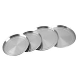 4Pcs/Set Stainless Steel Kitchen Stove Top Burner Covers Cooker Protection - Side View